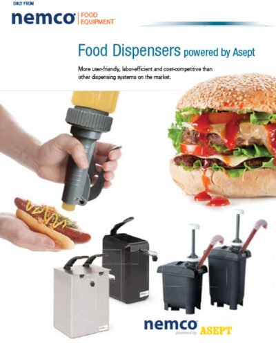 Nemco Asept Food Dispensers