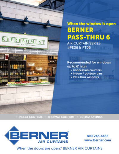 Berner Pass Thru Air Curtains