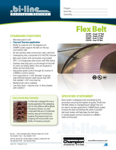 Bi-Line Flex Belt